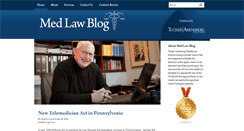 Desktop Screenshot of medlawblog.com